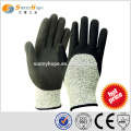 SUNNYHOPE HPPE стойкие рабочие перчатки с нитрильной пеной